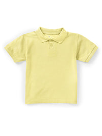 Unisex Toddler Short Sleeve Pique Polo - CR832D - Yellow