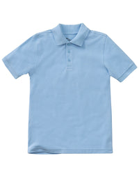 Unisex Adult Short Sleeve Pique Polo - CR832X - Light Blue