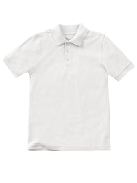Unisex Adult Short Sleeve Pique Polo - CR832X - White