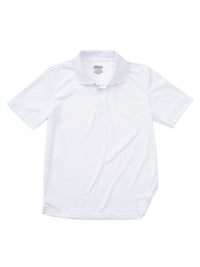 Youth Unisex Moisture Wicking Polo - CR860Y - White
