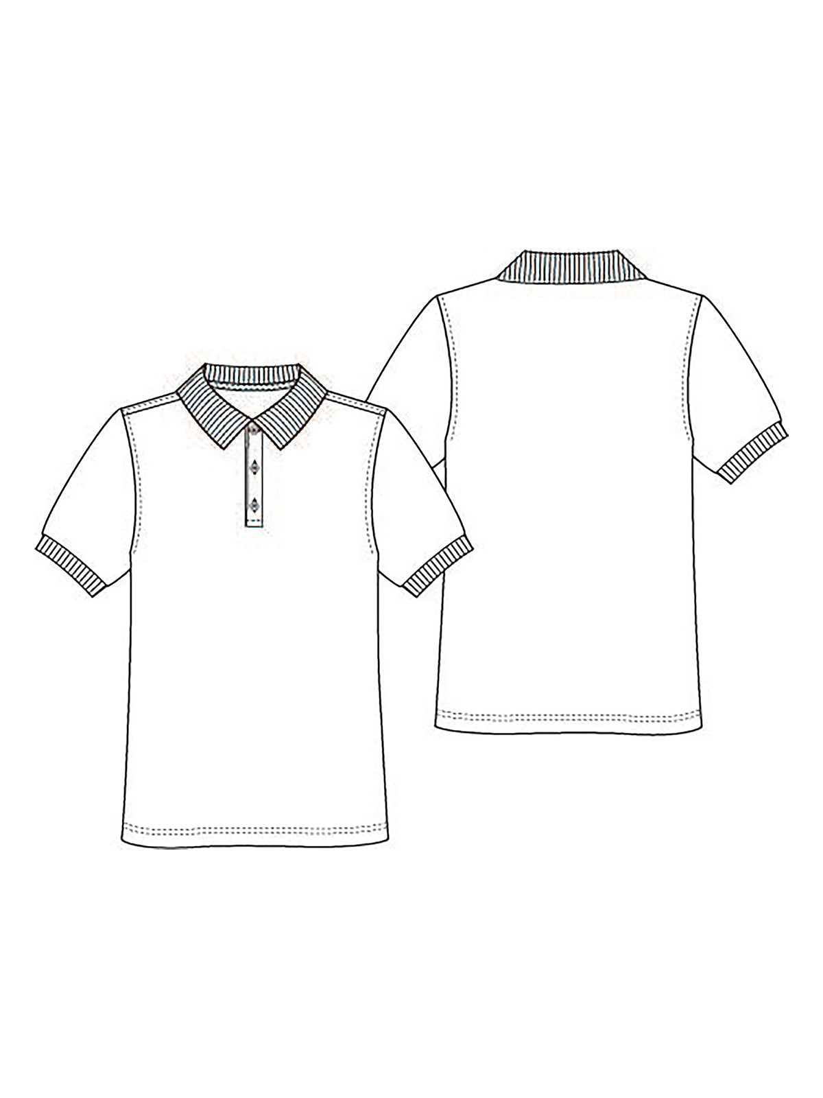 Unisex Adult Short Sleeve Interlock Polo - CR891X - Light Blue