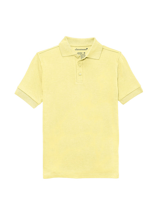 Unisex Adult Short Sleeve Interlock Polo - CR891X - Yellow