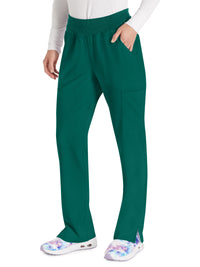 Women's 7-Pocket Natural Rise Tapered Leg Pant - DK005 - Hunter Green