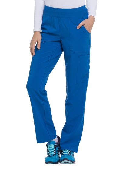 Women's Natural Rise Tapered Leg Pull-On Pant - DK005 - Royal