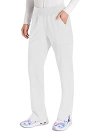 Women's 7-Pocket Natural Rise Tapered Leg Pant - DK005 - White