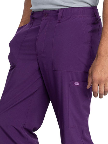 Men's Natural Rise Drawstring Pant - DK015 - Eggplant