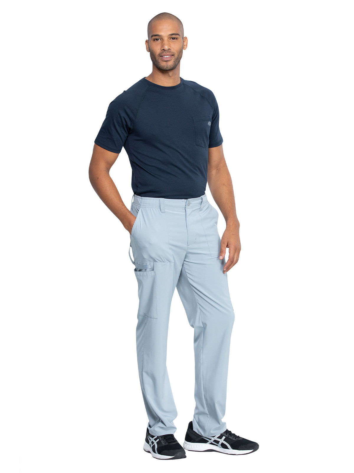 Men's Natural Rise Drawstring Pant - DK015 - Grey