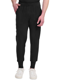 Men's 4-Pocket Tapered Leg Jogger Pant - DK040 - Black