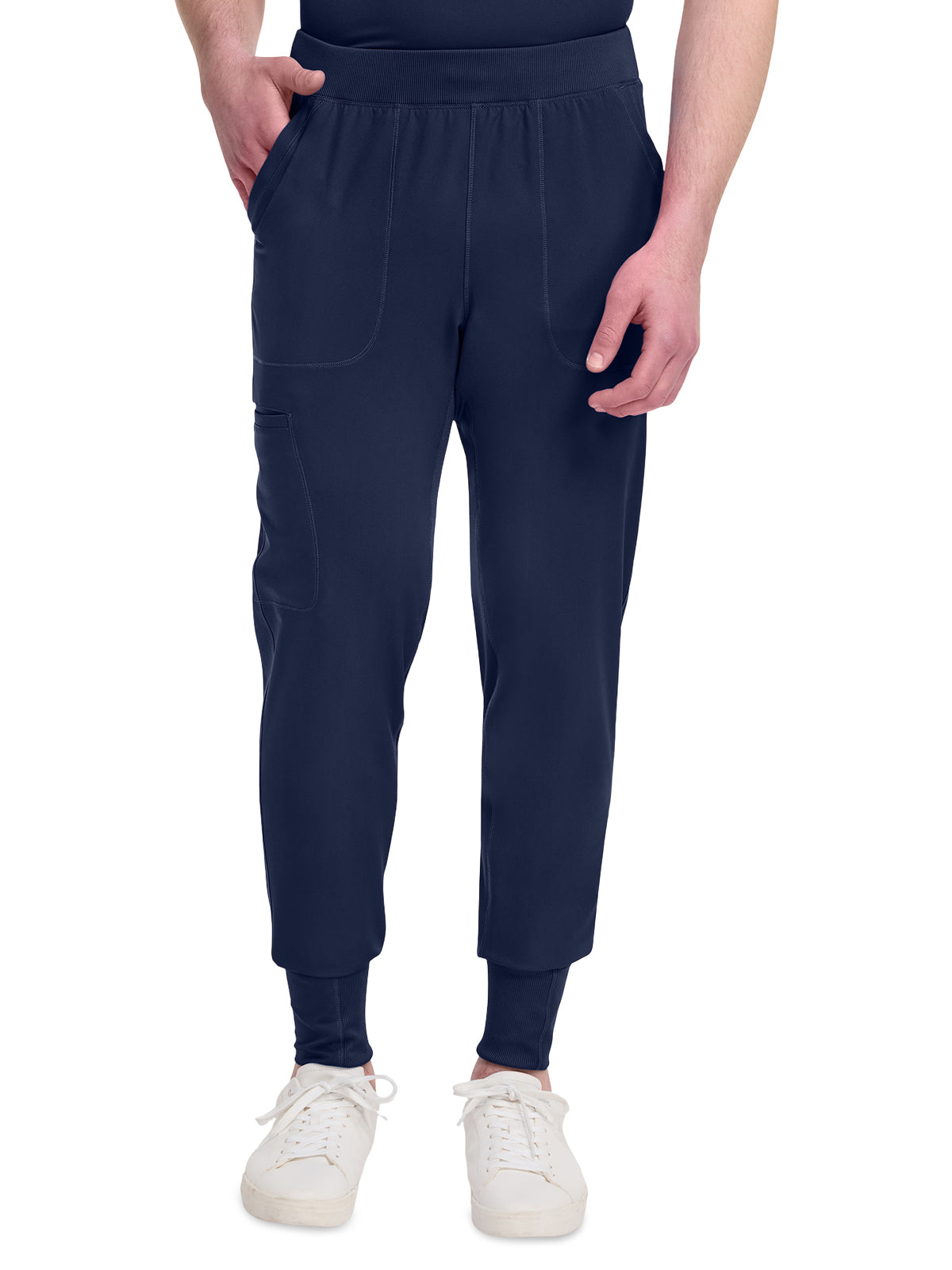 Men's 4-Pocket Tapered Leg Jogger Pant - DK040 - Navy