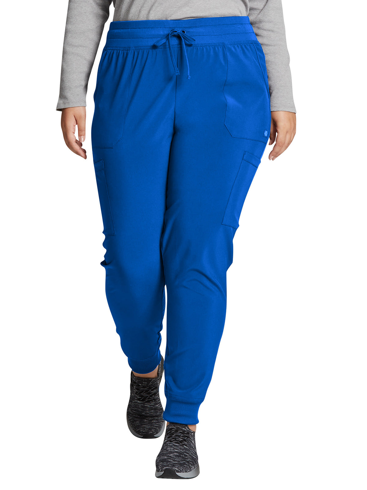 Women's 6-Pocket Mid Rise Jogger Pant - DK065 - Royal