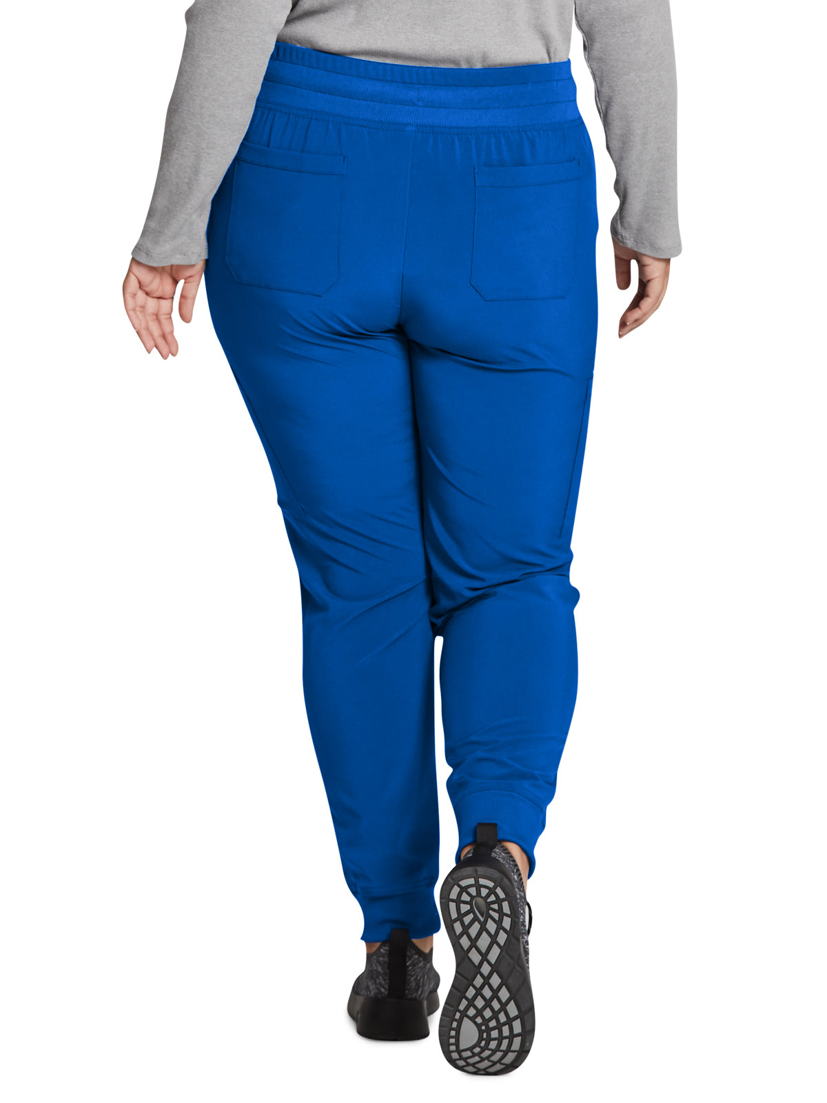 Women's 6-Pocket Mid Rise Jogger Pant - DK065 - Royal