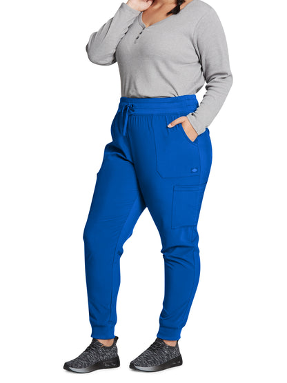 Women's 6-Pocket Mid Rise Jogger Pant - DK065 - Royal