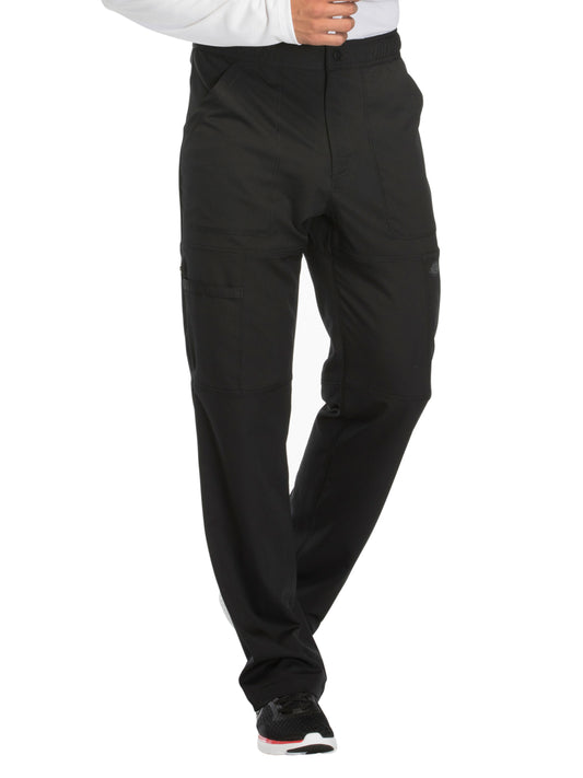 Men's Zip Fly Cargo Pant - DK110 - Black