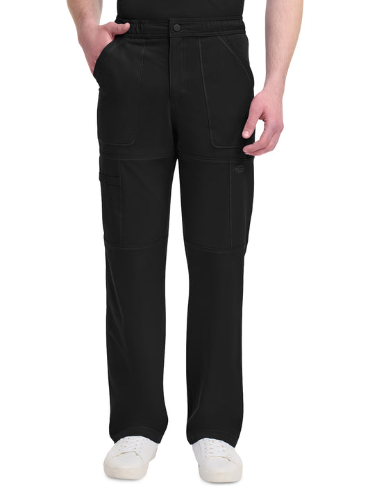 Men's 6-Pocket Zip Fly Cargo Pant - DK110 - Black