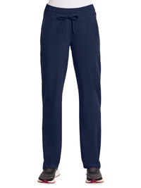 Women's 5-Pocket Mid Rise Straight Leg Pant - DK130 - Navy