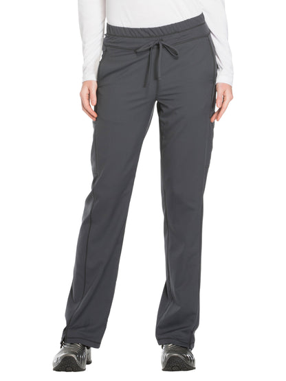 Women's 5-Pocket Mid Rise Straight Leg Pant - DK130 - Pewter