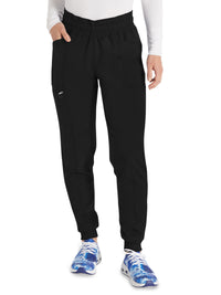Women's 5-Pocket Mid Rise Jogger Pant - DK155 - Black