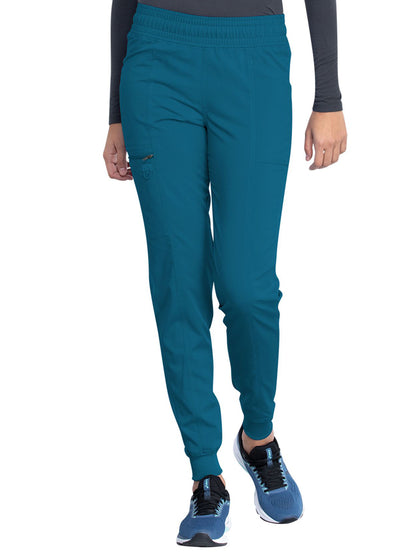 Women's Mid Rise Jogger Pant - DK155 - Caribbean Blue