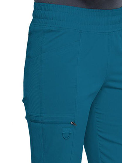 Women's Mid Rise Jogger Pant - DK155 - Caribbean Blue