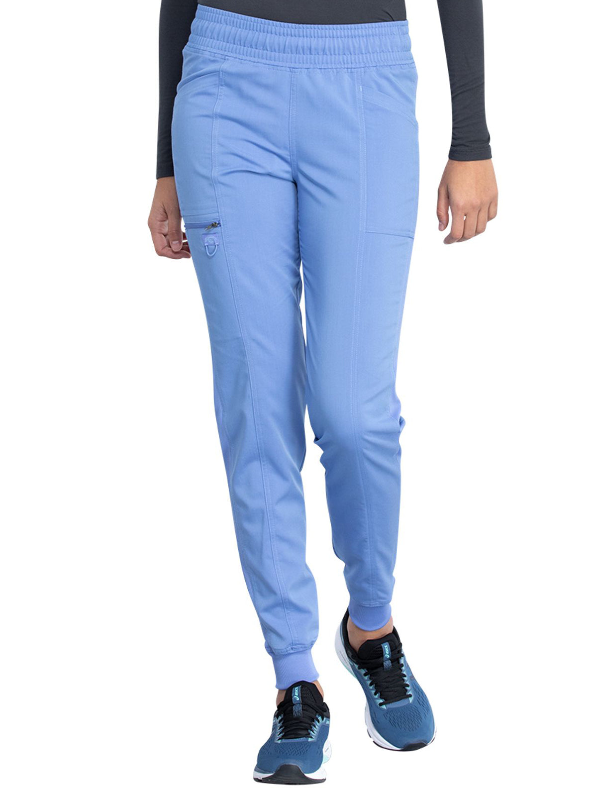 Women's Mid Rise Jogger Pant - DK155 - Ciel Blue