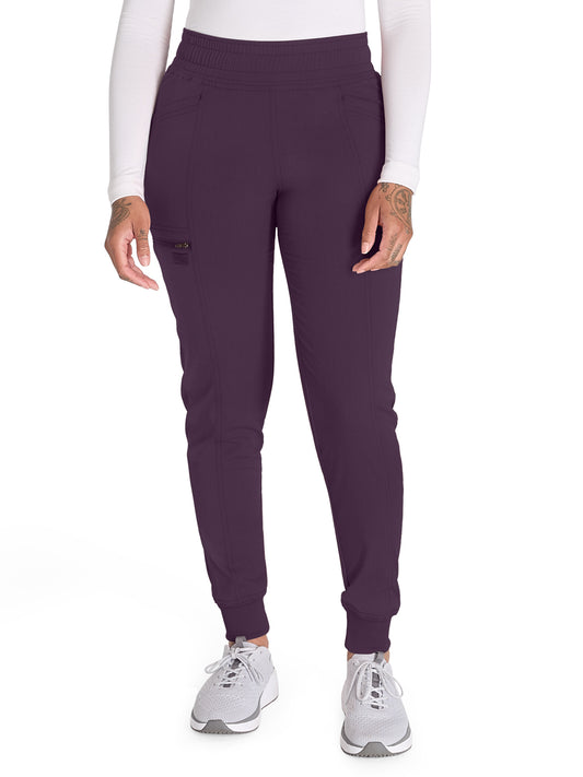 Women's Mid Rise Jogger Pant - DK155 - Deep Amethyst
