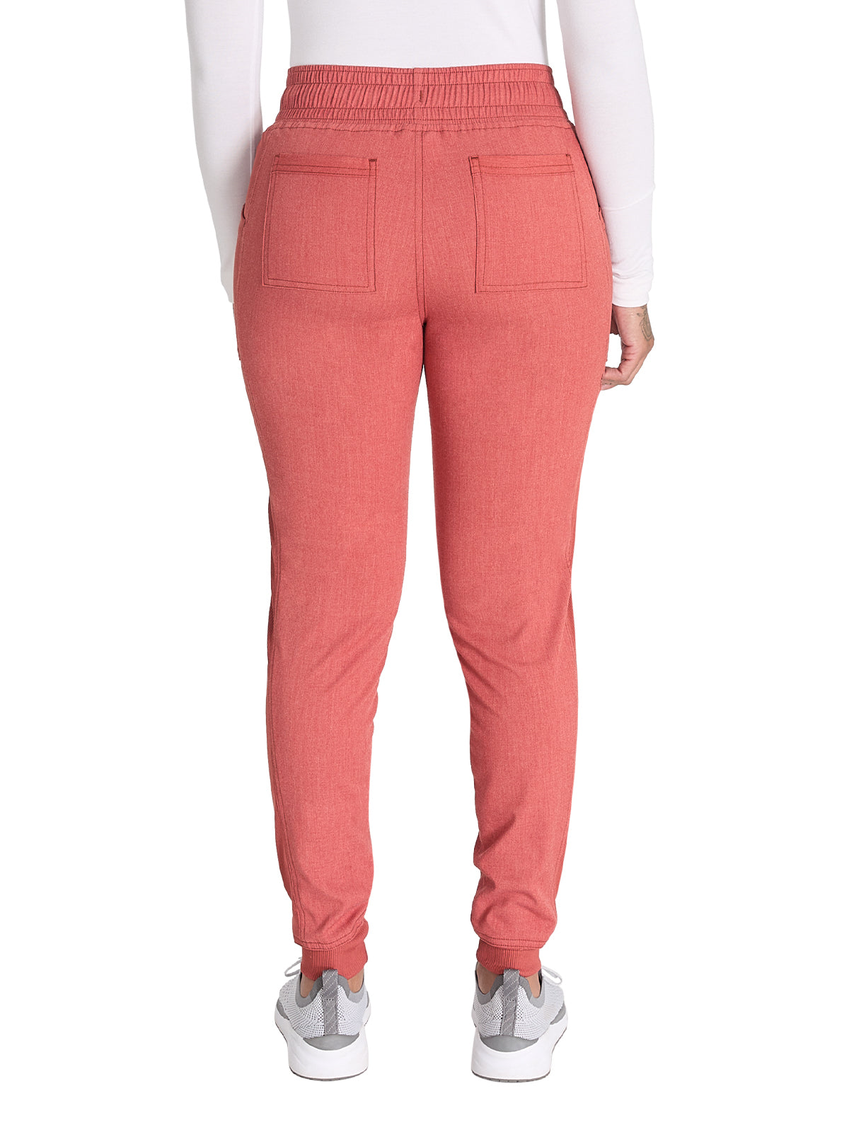 Women's Mid Rise Jogger Pant - DK155 - Heather Clay