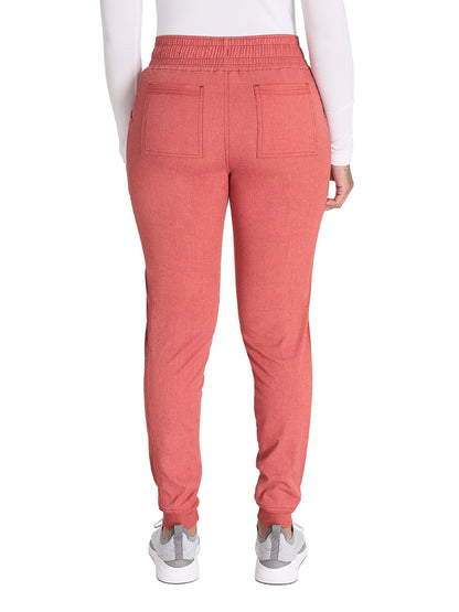 Women's Mid Rise Jogger Pant - DK155 - Heather Clay