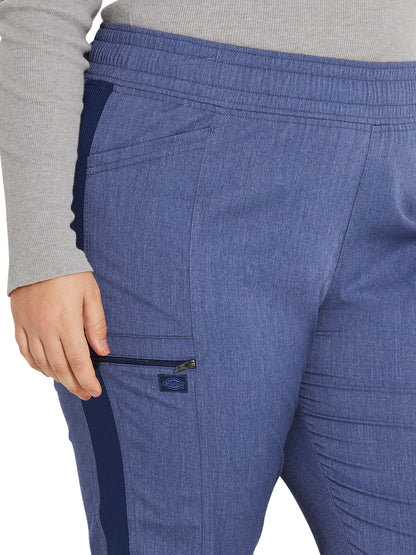 Women's Mid Rise Jogger Pant - DK155 - Heather Navy