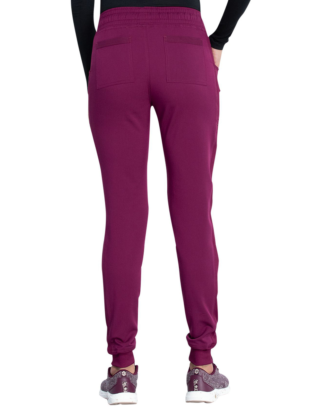 Women's Mid Rise Jogger Pant - DK155 - Wine