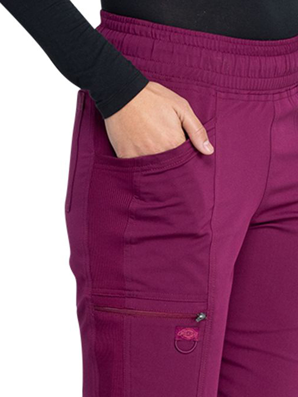 Women's Mid Rise Jogger Pant - DK155 - Wine