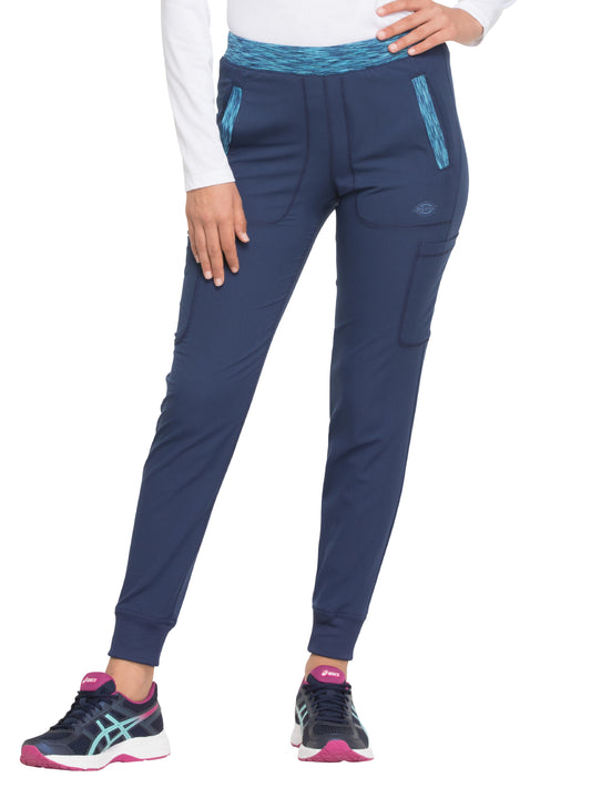 Women's Natural Rise Tapered Leg Jogger Pant - DK185 - Navy