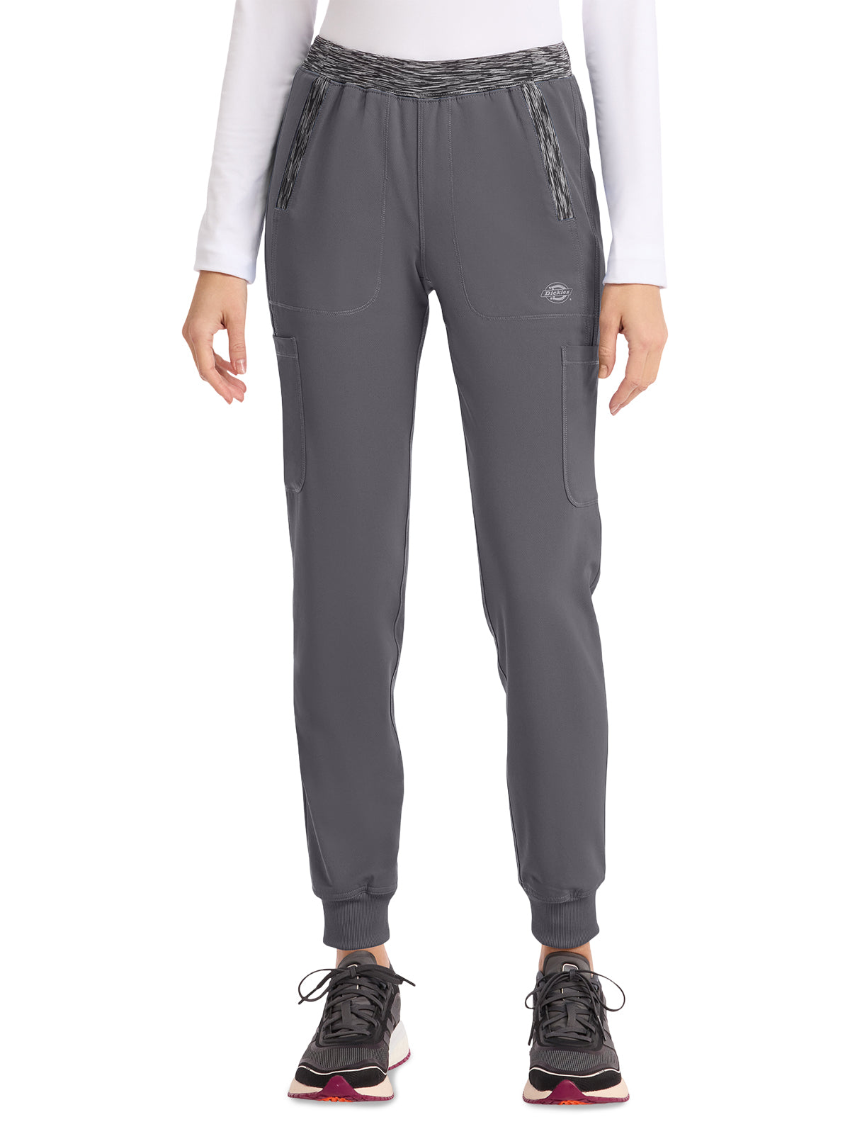 Women's 6-Pocket Natural Rise Jogger Pant - DK185 - Pewter