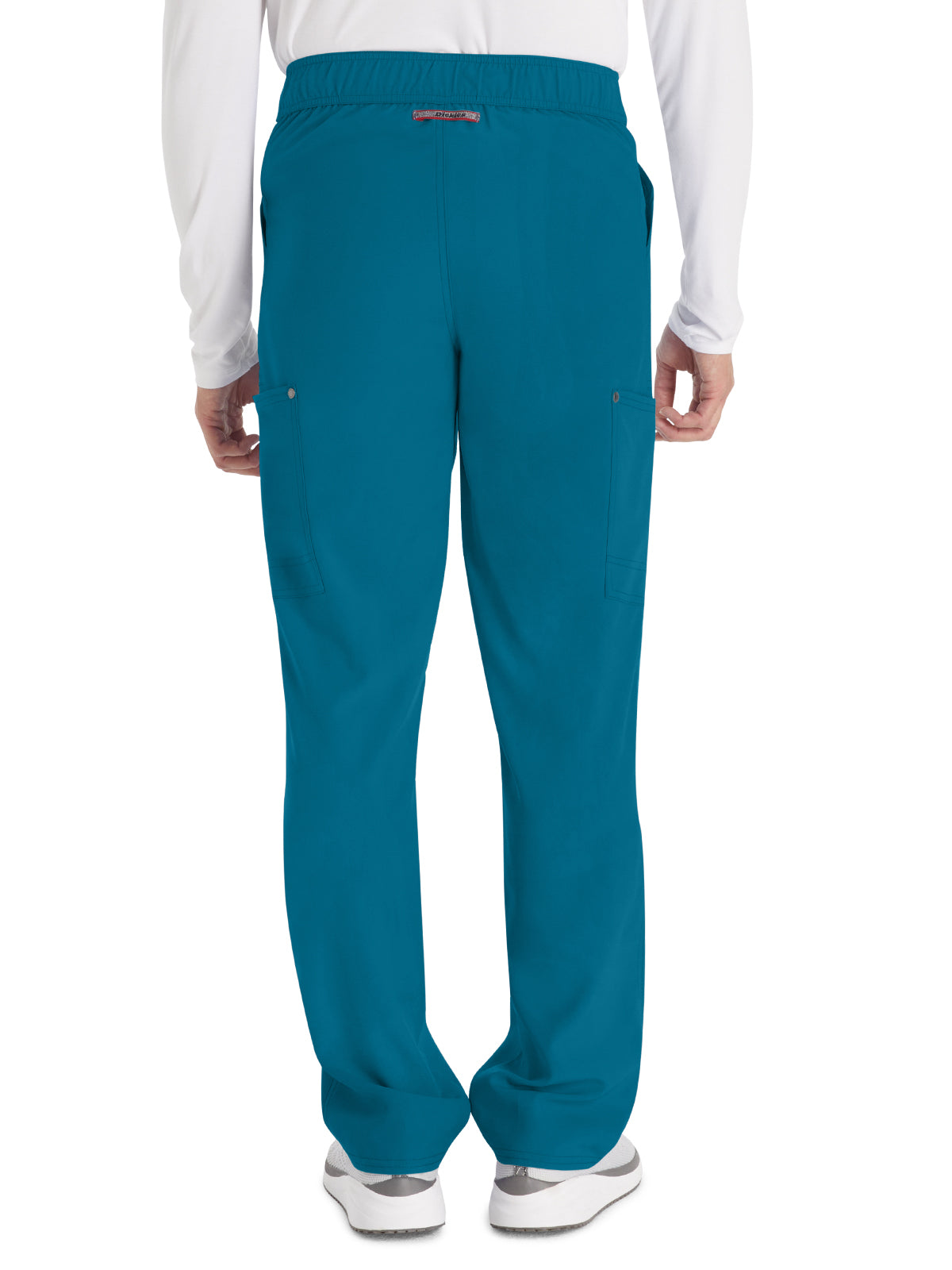 Men's 4-Pocket Zip Fly Scrub Pant - DK216 - Caribbean Blue