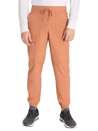 Men's 6-Pocket Mid Rise Scrub Pant - DK217 - Ginger Glow