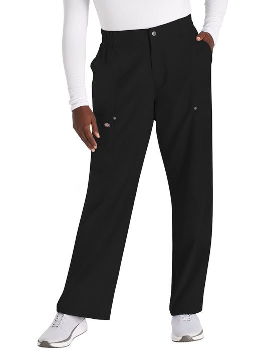 Women's 5-Pocket Wide Leg Pant - DK219 - Black