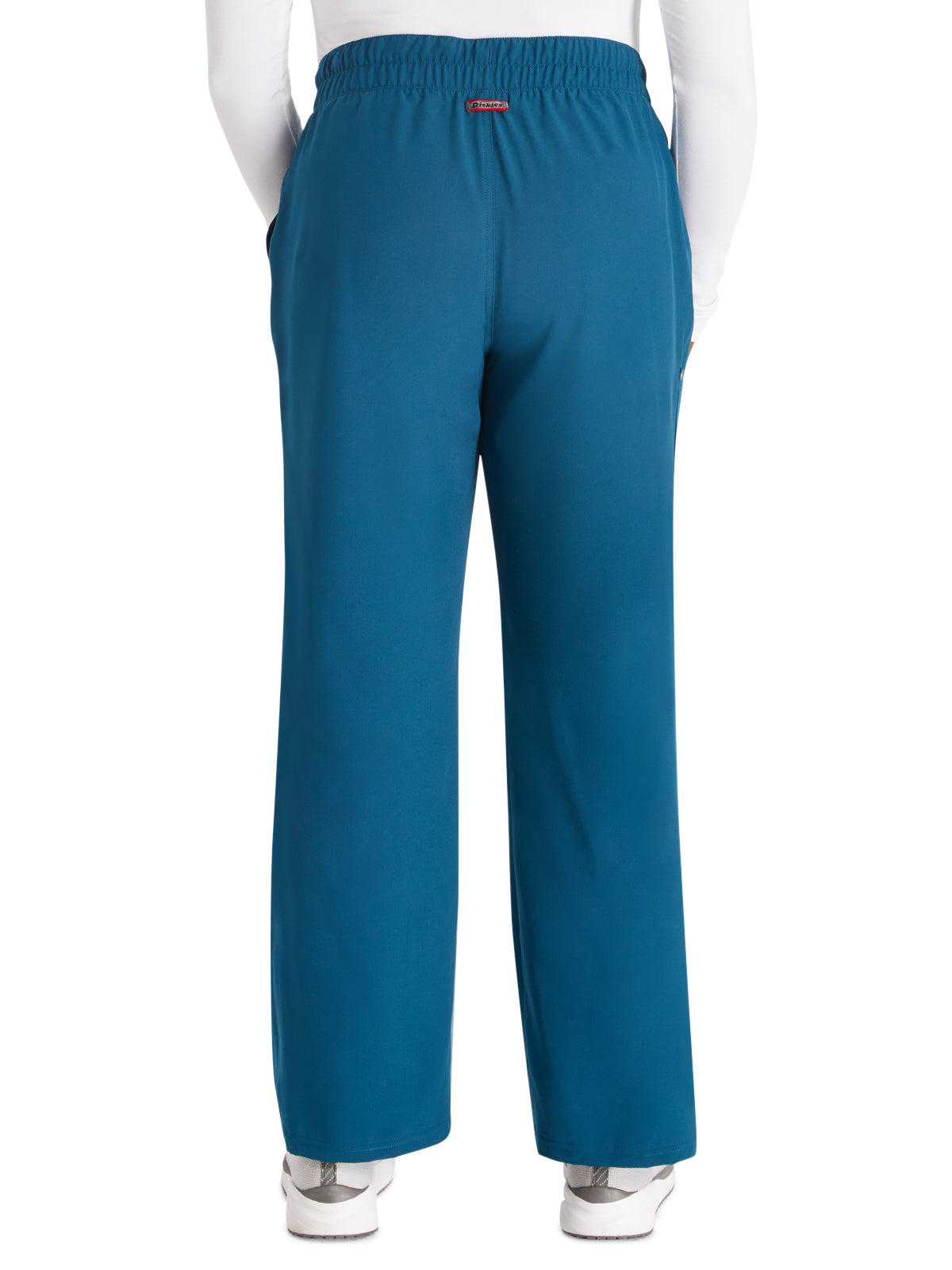 Women's 5-Pocket Wide Leg Scrub Pant - DK219 - Caribbean Blue