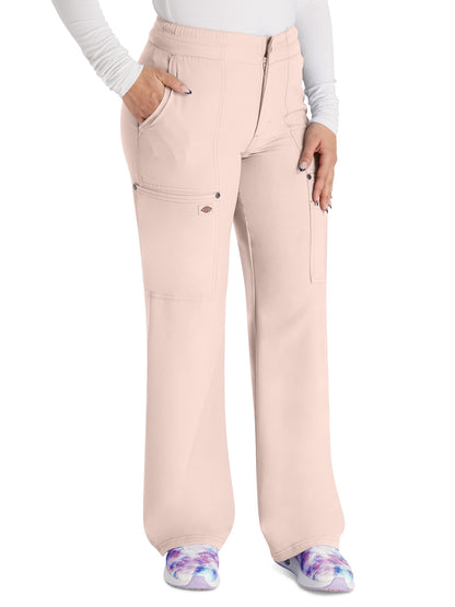 Women's 5-Pocket Wide Leg Pant - DK219 - Canyon Rose