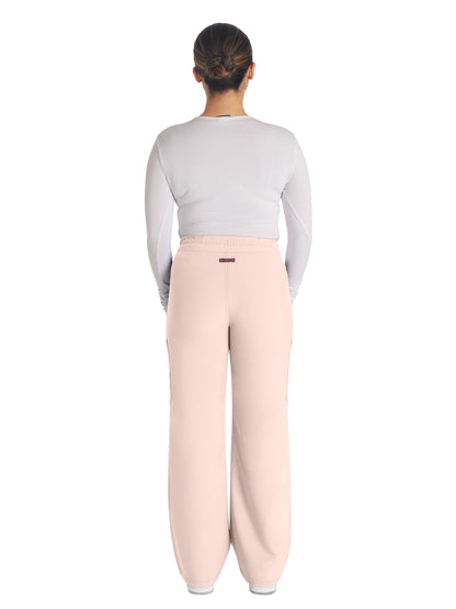 Women's 5-Pocket Wide Leg Pant - DK219 - Canyon Rose