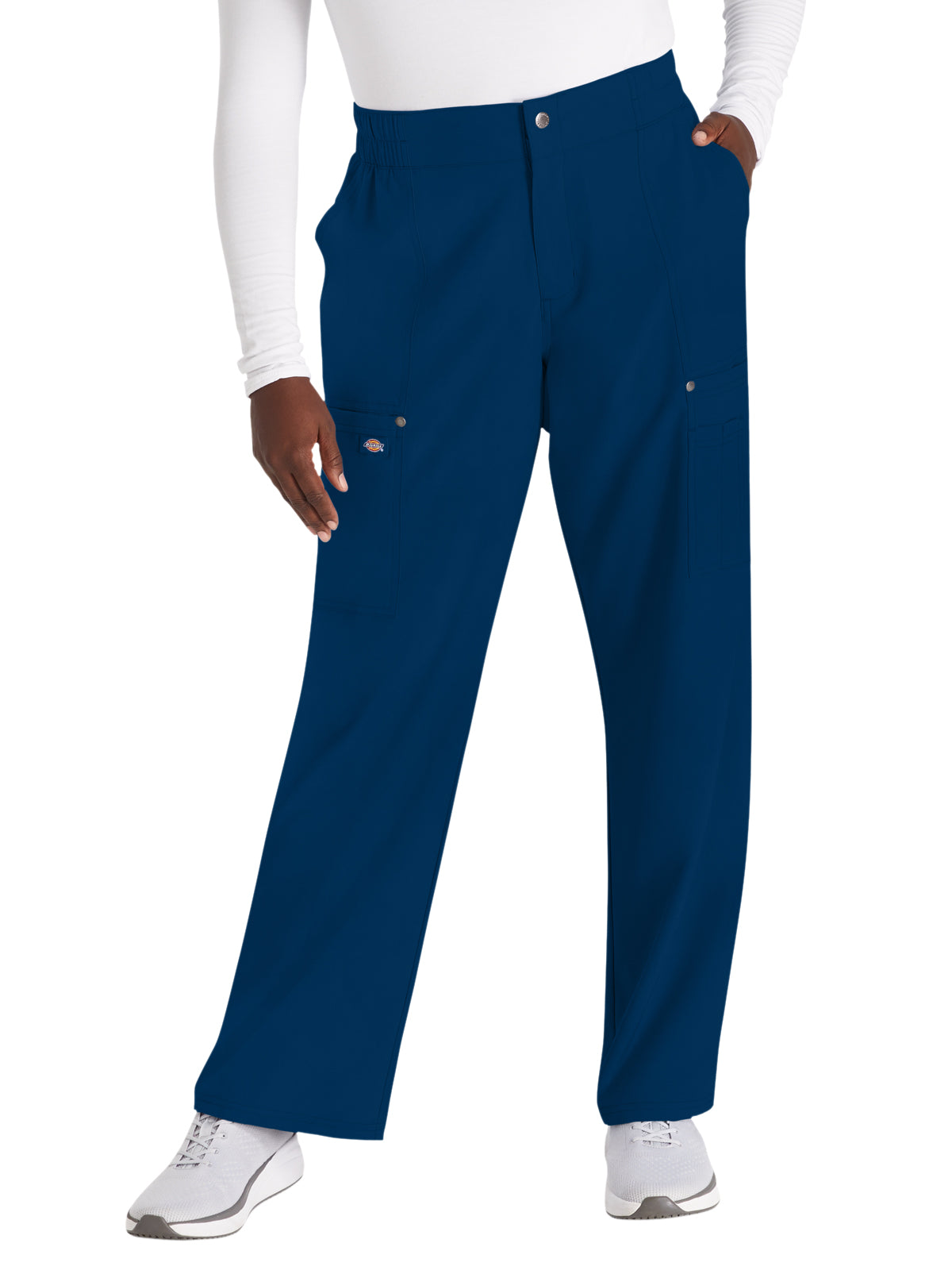 Women's 5-Pocket Wide Leg Pant - DK219 - Navy