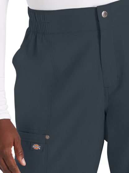 Women's 5-Pocket Wide Leg Scrub Pant - DK219 - Pewter