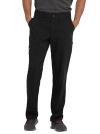 Men's 6-Pocket Mid Rise Straight Leg Pant - DK220 - Black