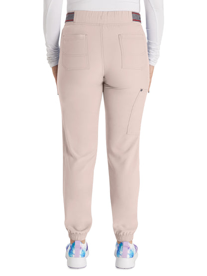 Women's 5-Pocket Tapered Leg Scrub Pant - DK221 - Canyon Rose