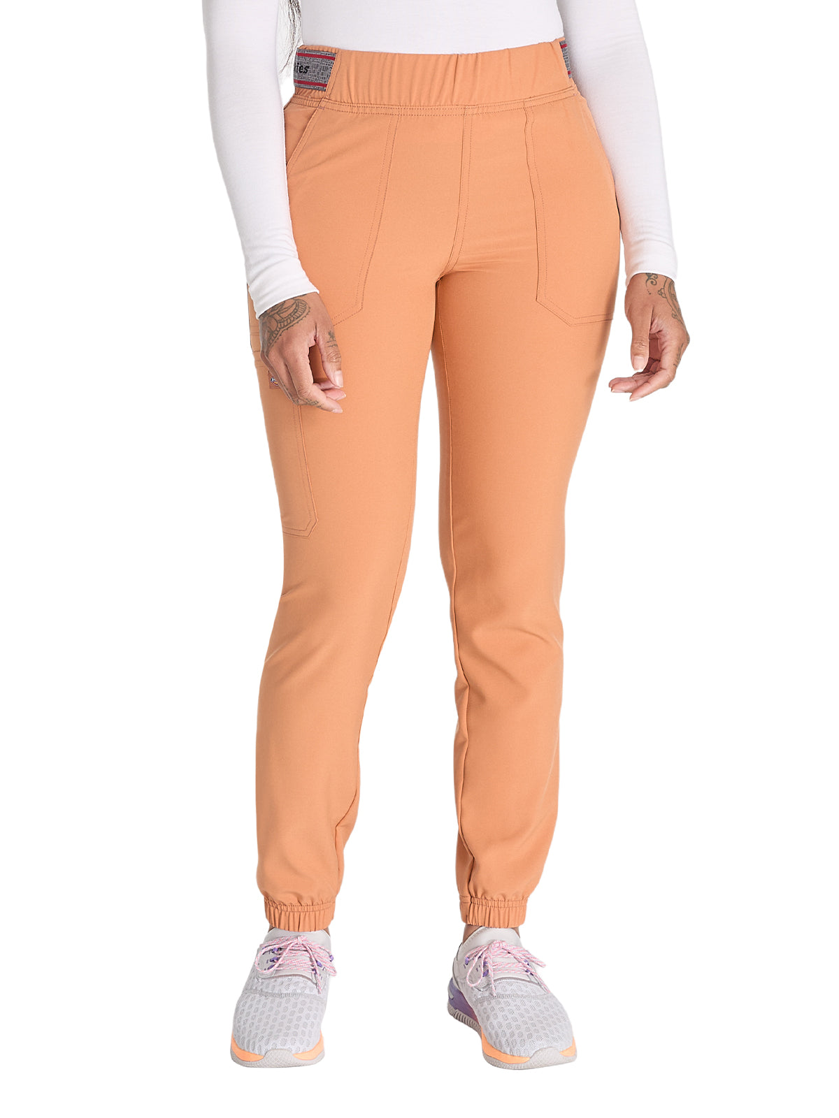 Women's 5-Pocket Tapered Leg Scrub Pant - DK221 - Ginger Glow