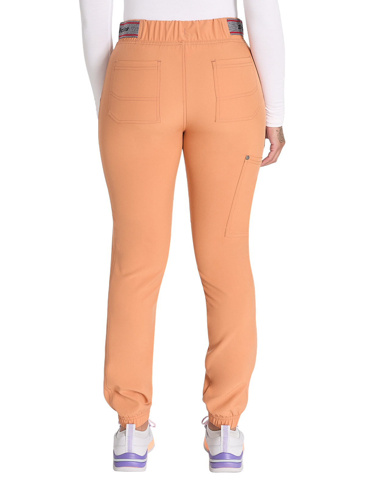 Women's 5-Pocket Tapered Leg Scrub Pant - DK221 - Ginger Glow