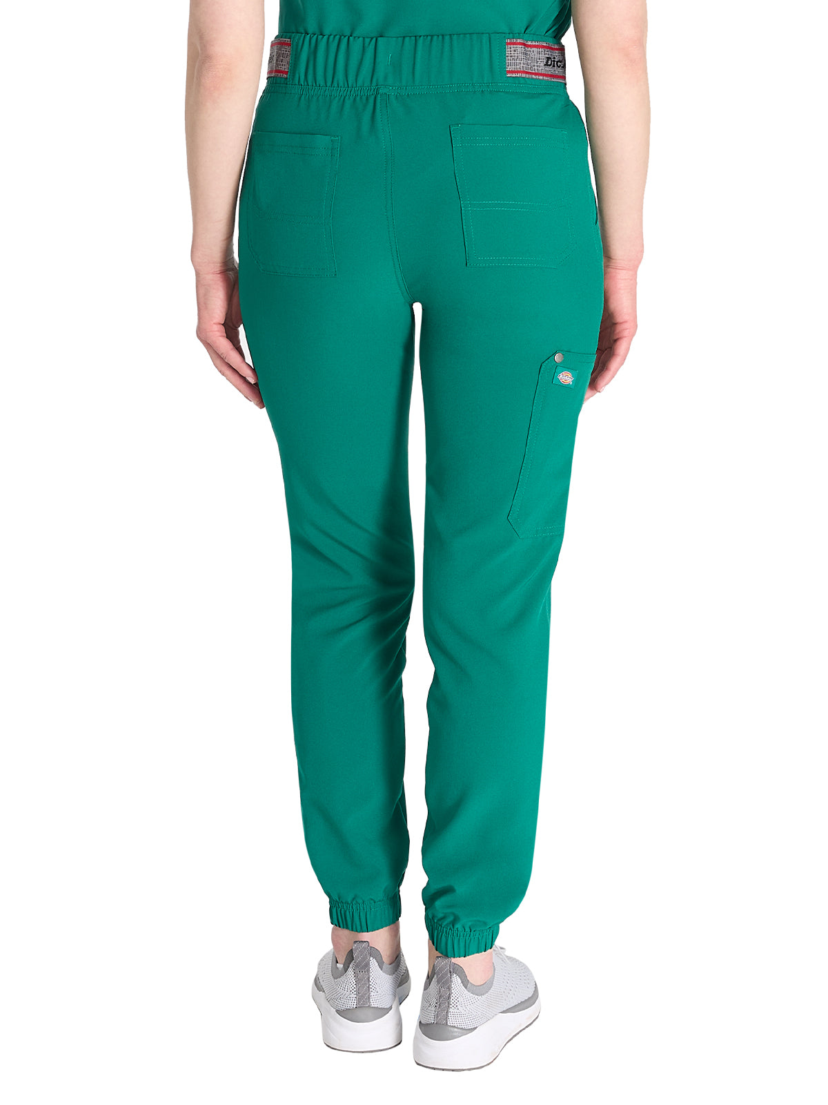 Women's 5-Pocket Tapered Leg Scrub Pant - DK221 - Hunter Green