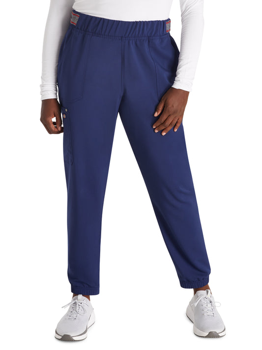 Women's 5-Pocket Tapered Leg Pant - DK221 - Navy