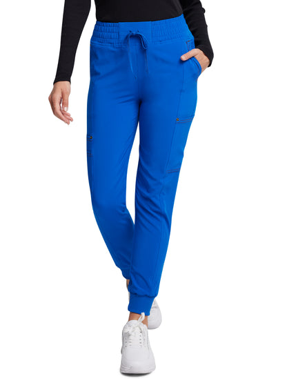 Women's 7-Pocket Mid Rise Jogger Pant - DK247 - Royal