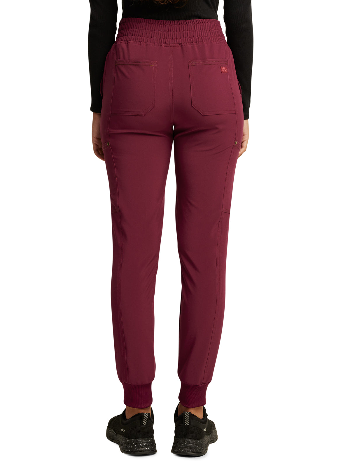 Women's 7-Pocket Mid Rise Jogger Pant - DK247 - Wine