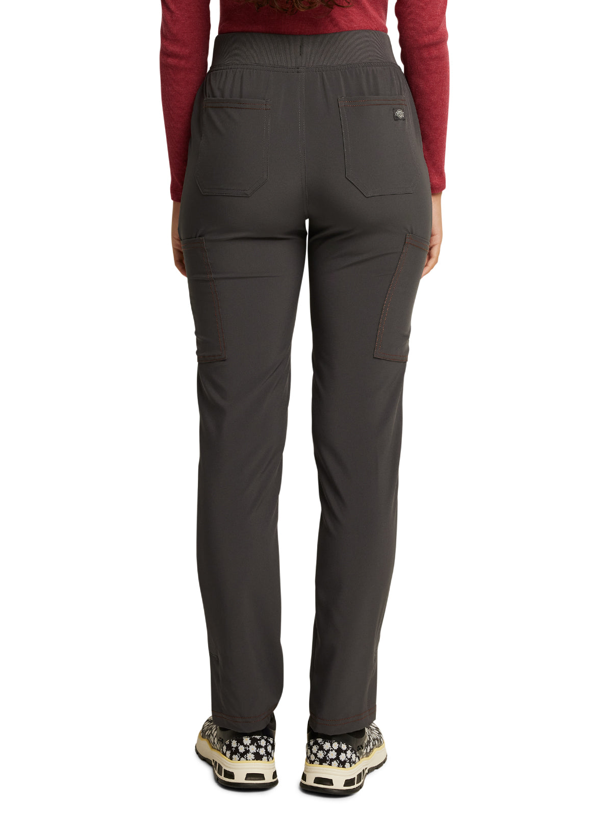 Women's 7-Pocket Mid Rise Tapered Leg Pant - DK248 - Pewter