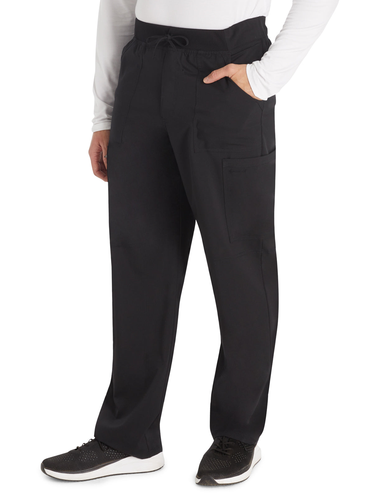 Men's 6-Pocket Straight Leg Pant - DK270 - Black